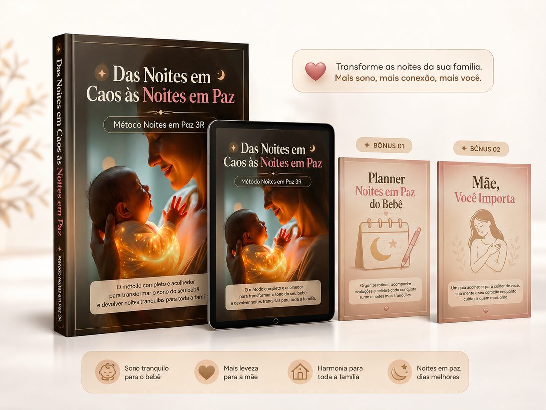 Das Noites em Caos às Noites em Paz · produto completo com guia, planner e bônus